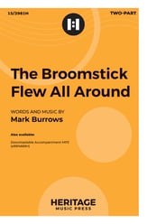 The Broomstick Flew All Around Two-Part choral sheet music cover